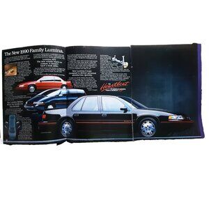 1989 1990 Chevy Lumina Euro Sedan & Coupe 4-Page Ad – Heartbeat of America